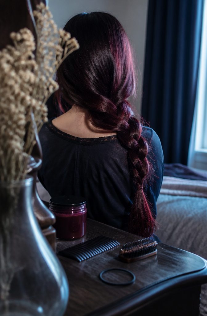 Lime Crime Mystic Rose semi-permanent hair color container