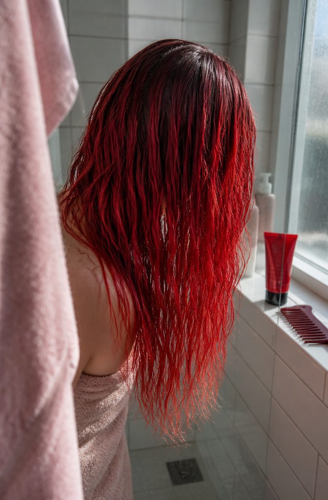 L’Oréal Paris Colorista Bright Red semi-permanent hair color product