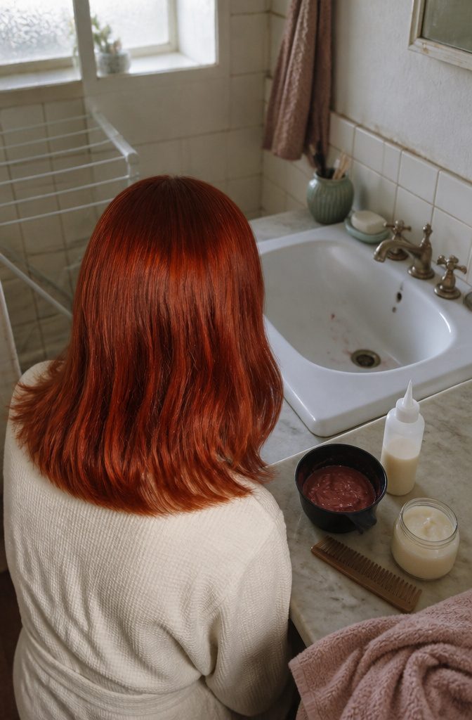 Wella Color Charm hair color box with copper and medium red shades