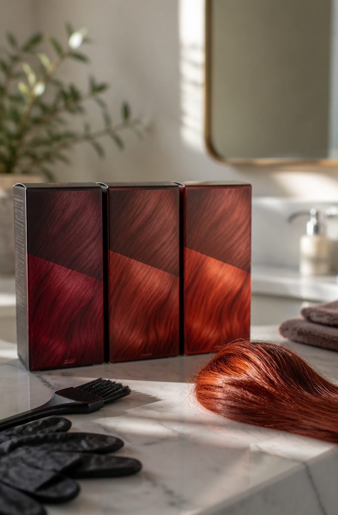 L'Oréal Paris Superior Preference Féria and Excellence Creme red hair color products